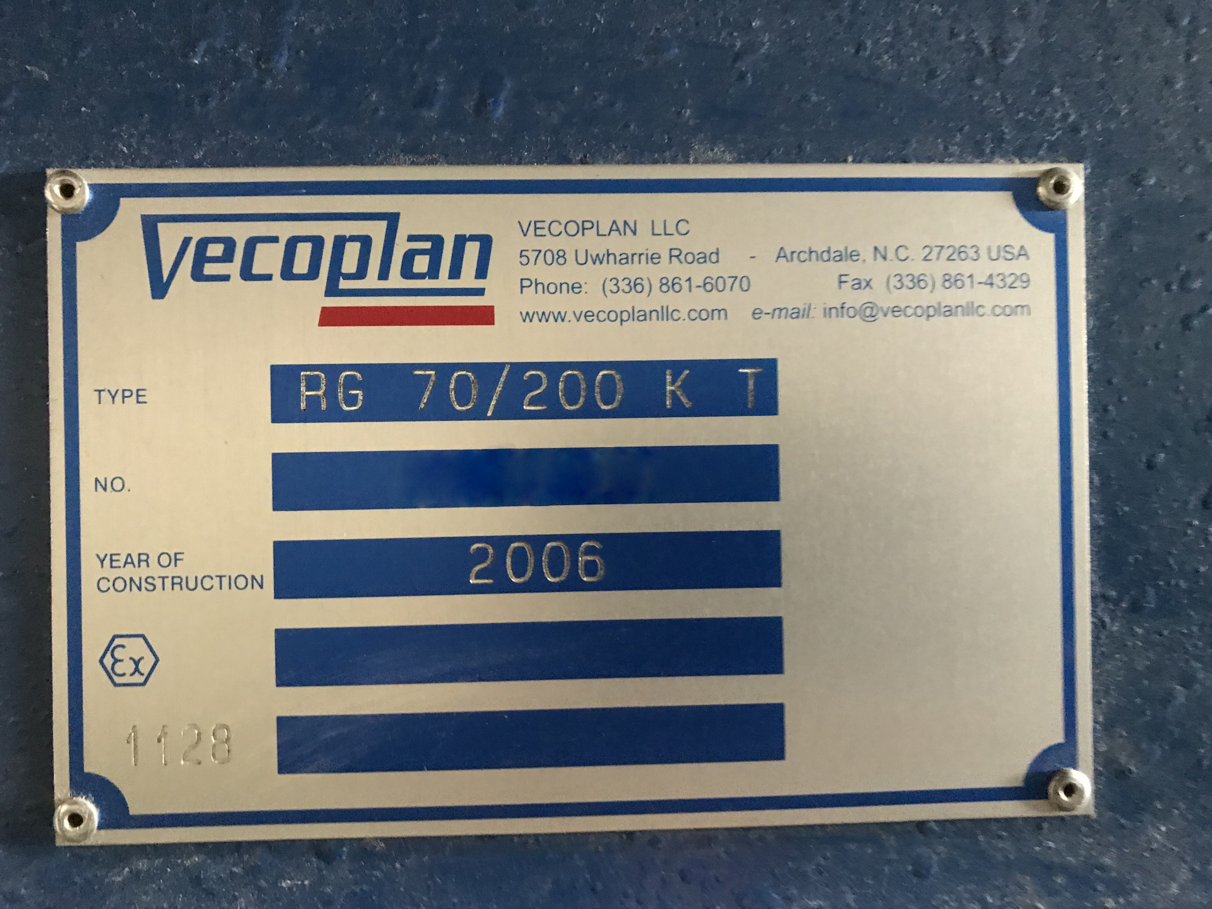 8866 22 Vecoplan RG70 200KT Industrial Shredder