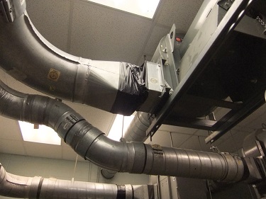 Garbage Bag Patch Positive Side Ductwork
