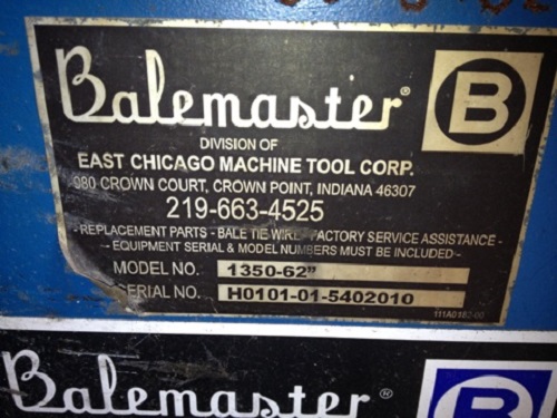 5387 12 Balemaster Shredder