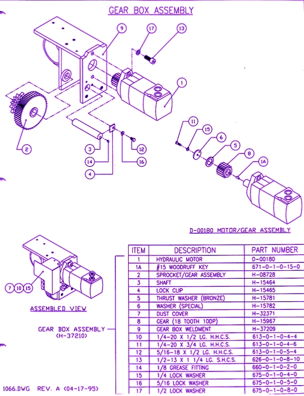 gear box assembly-001